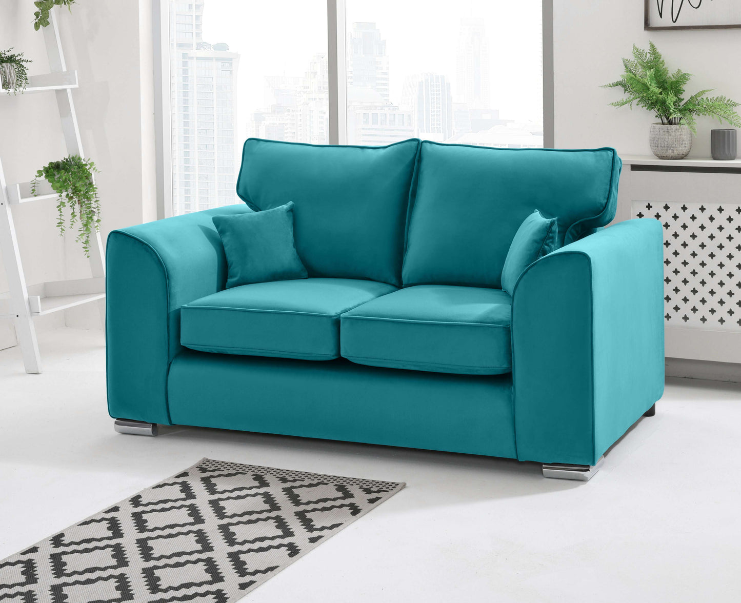 Dylan 3+2 Fullback 2 Seater Turquoise