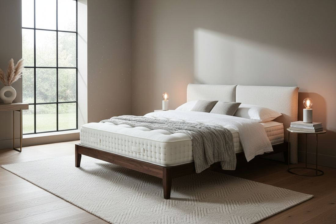 Best mattress and bed options for UK homes with modern bedroom setup