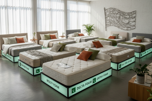 Top 10 best mattresses in Pakistan 2026, expert recommended, memory foam, orthopedic and spring mattresses, AR Beds & Mattresses UK