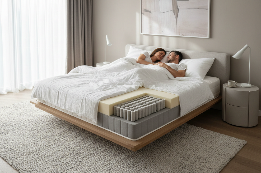 Best mattress to buy in the UK 2026 – hybrid mattress with memory foam and pocket springs