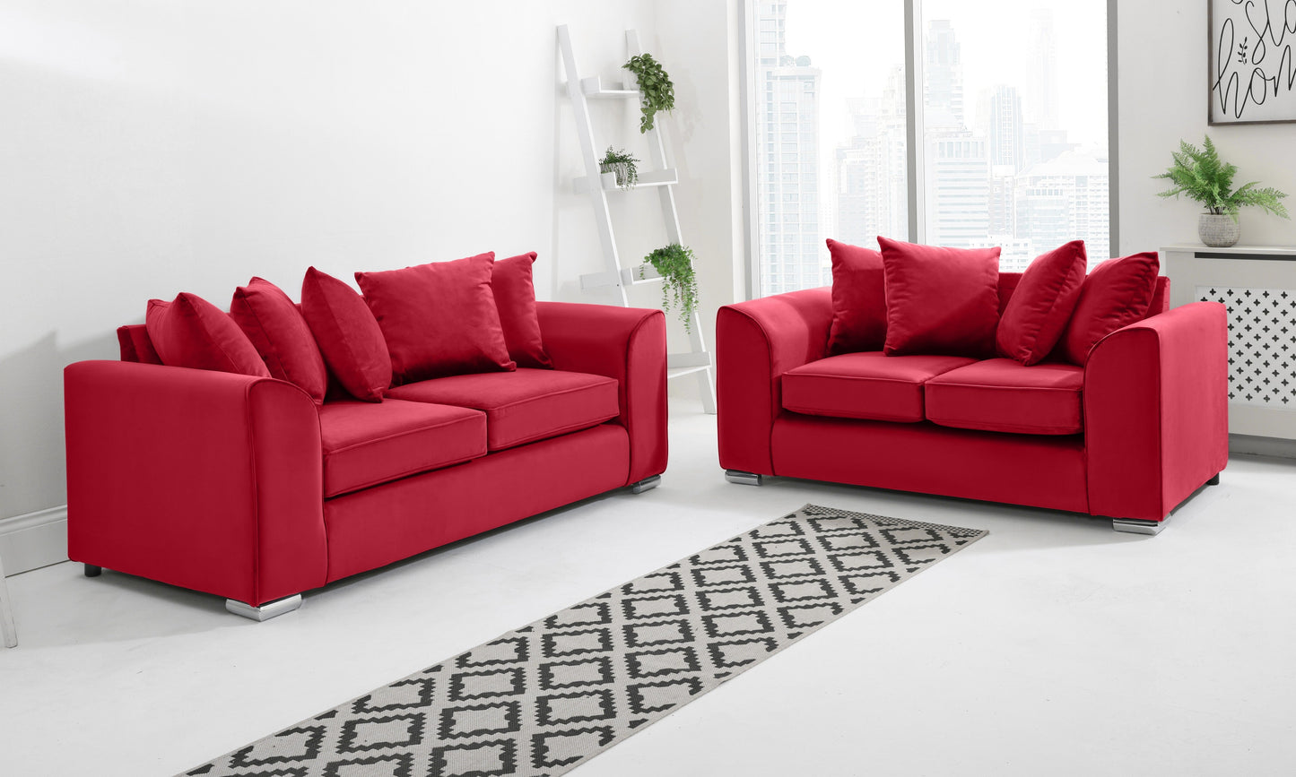 Dylan 3+2 Scatterback Red