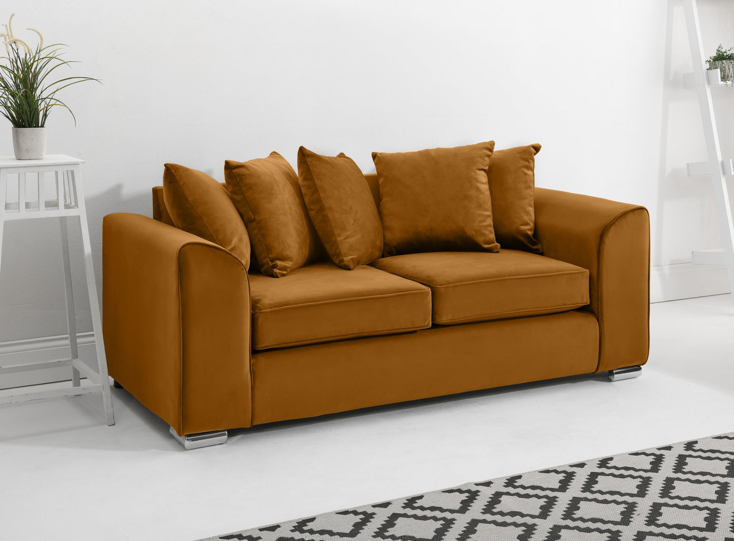 Dylan 3+2 Scatterback 3 Seater Burnt Orange