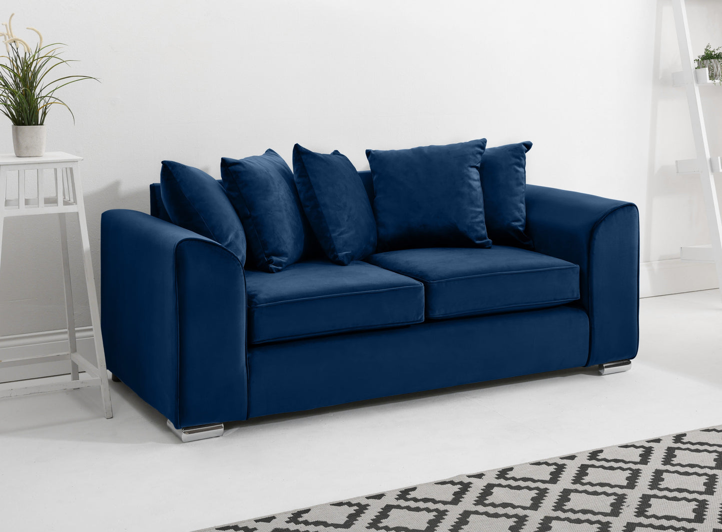 Dylan 3+2 Scatterback 3 Seater Blue