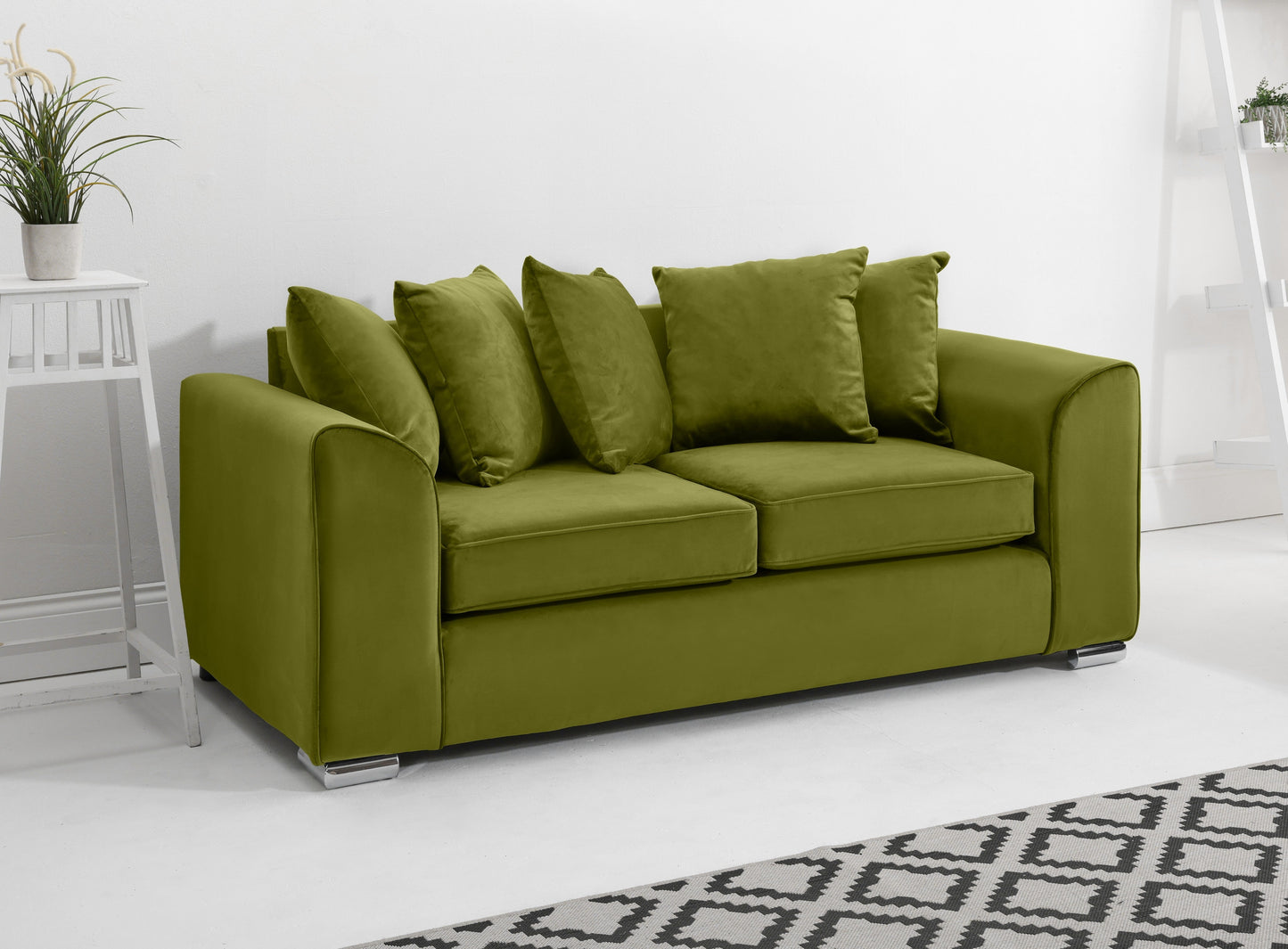 Dylan 3+2 Scatterback 3 Seater Olive