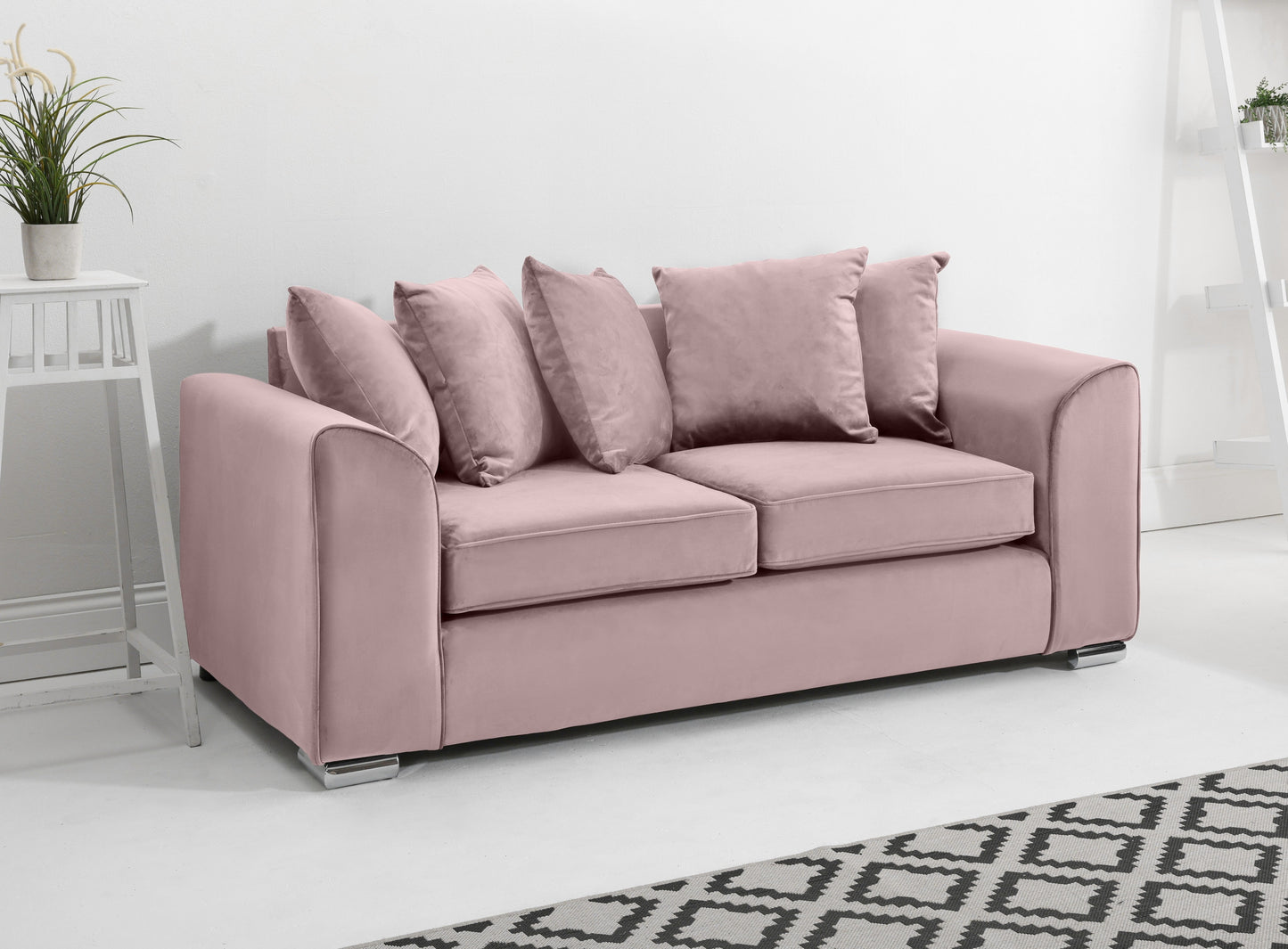 Dylan 3+2 Scatterback 3 Seater Pink