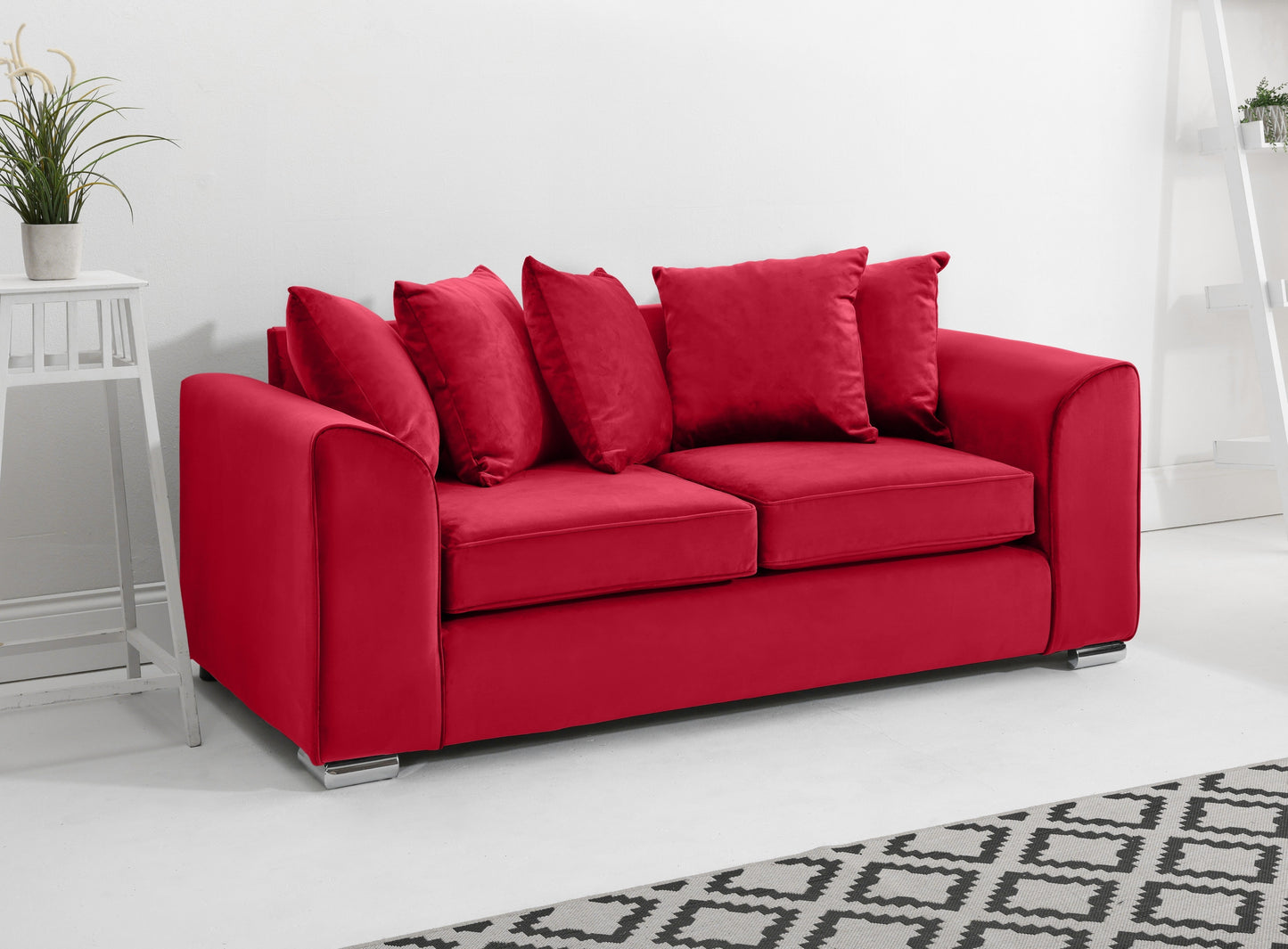 Dylan 3+2 Scatterback 3 Seater Red