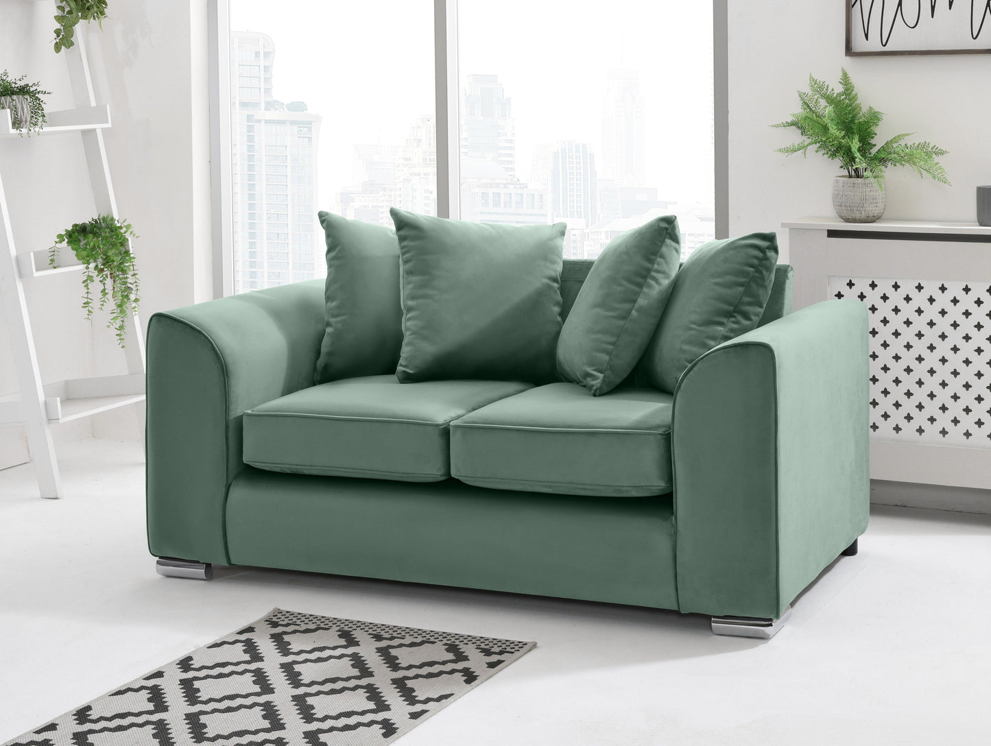 Dylan 3+2 Scatterback 2 Seater Green