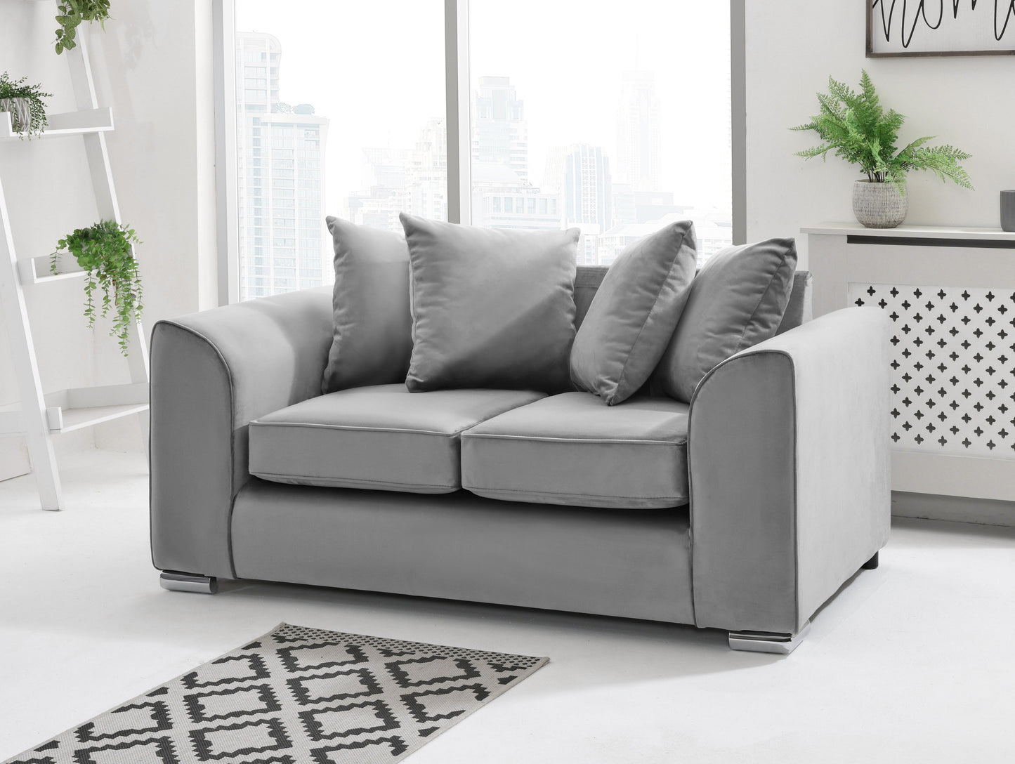 Dylan 3+2 Scatterback 2 Seater Pebble