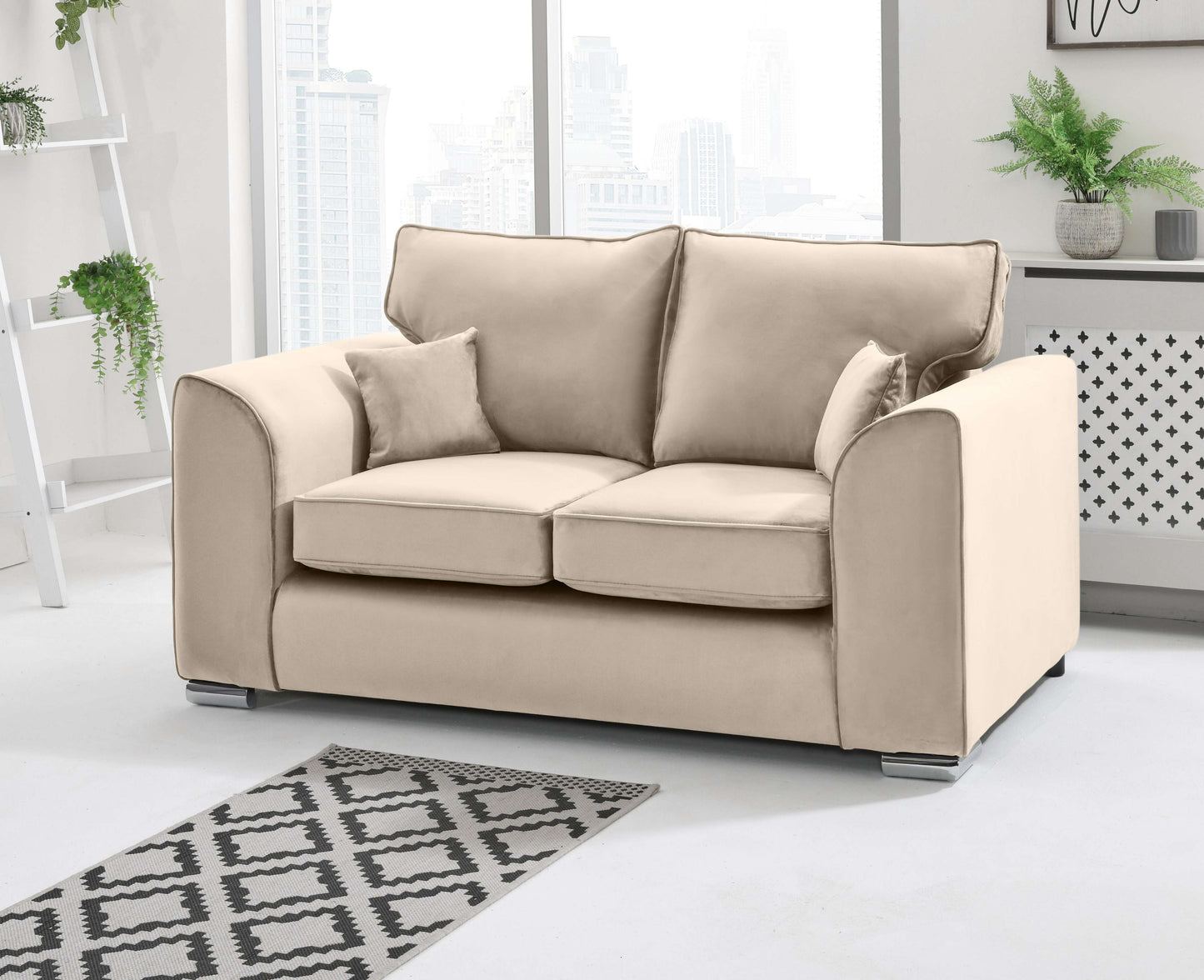 Dylan 3+2 Fullback 2 Seater Cream