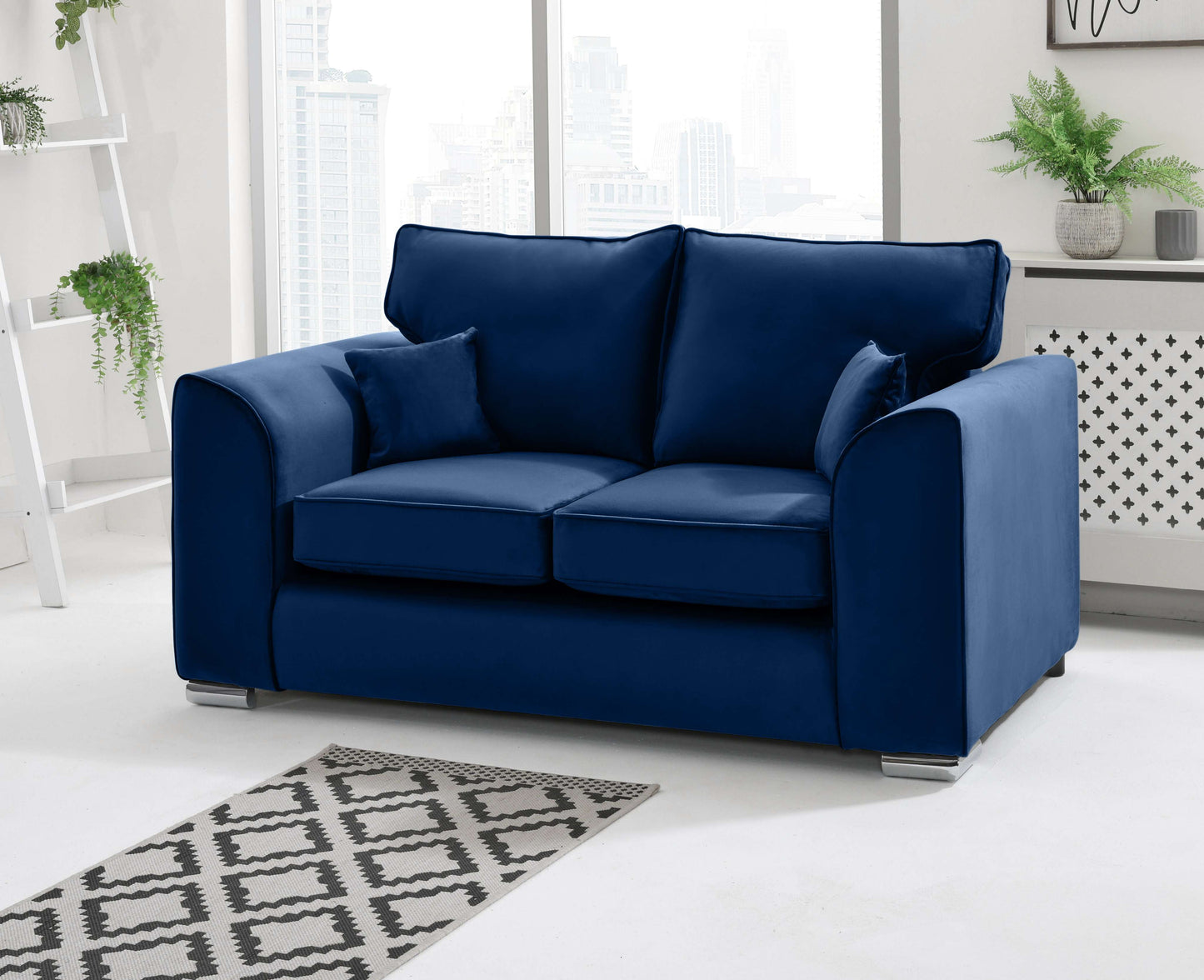 Dylan 3+2 Fullback 2 Seater Blue