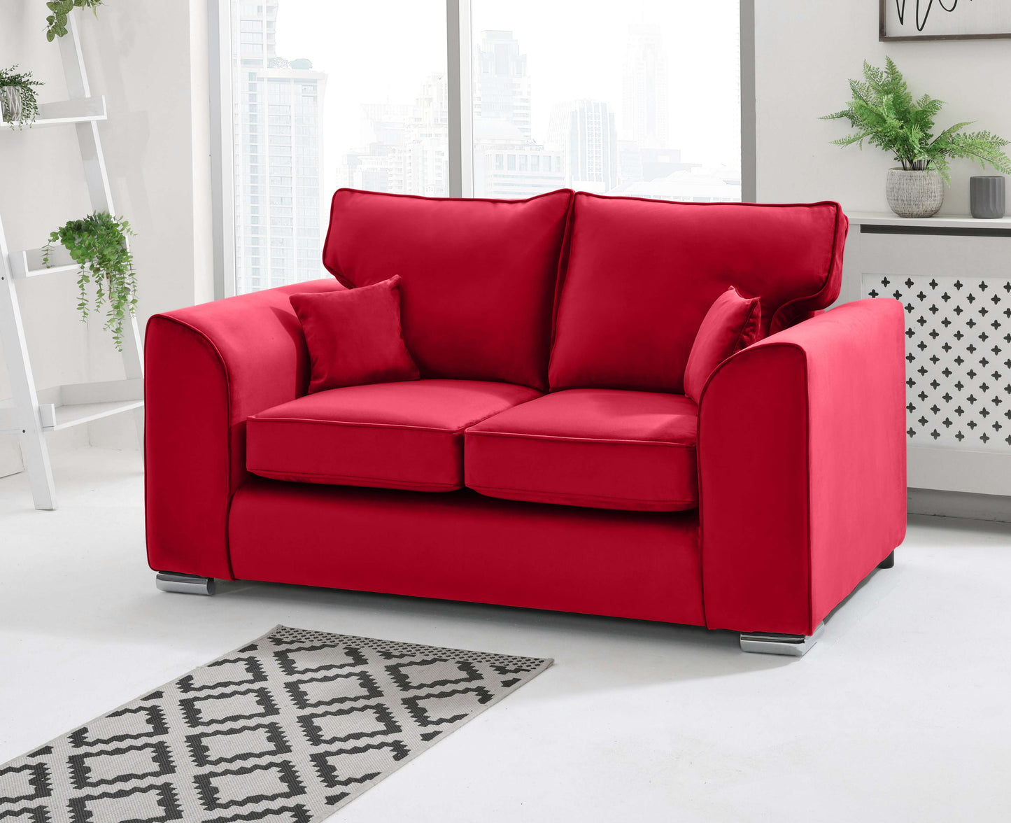 Dylan 3+2 Fullback 2 Seater Red