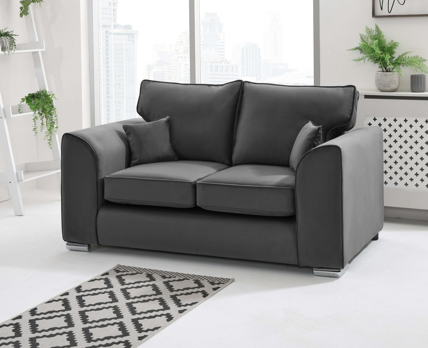 Dylan 3+2 Fullback 2 Seater Grey