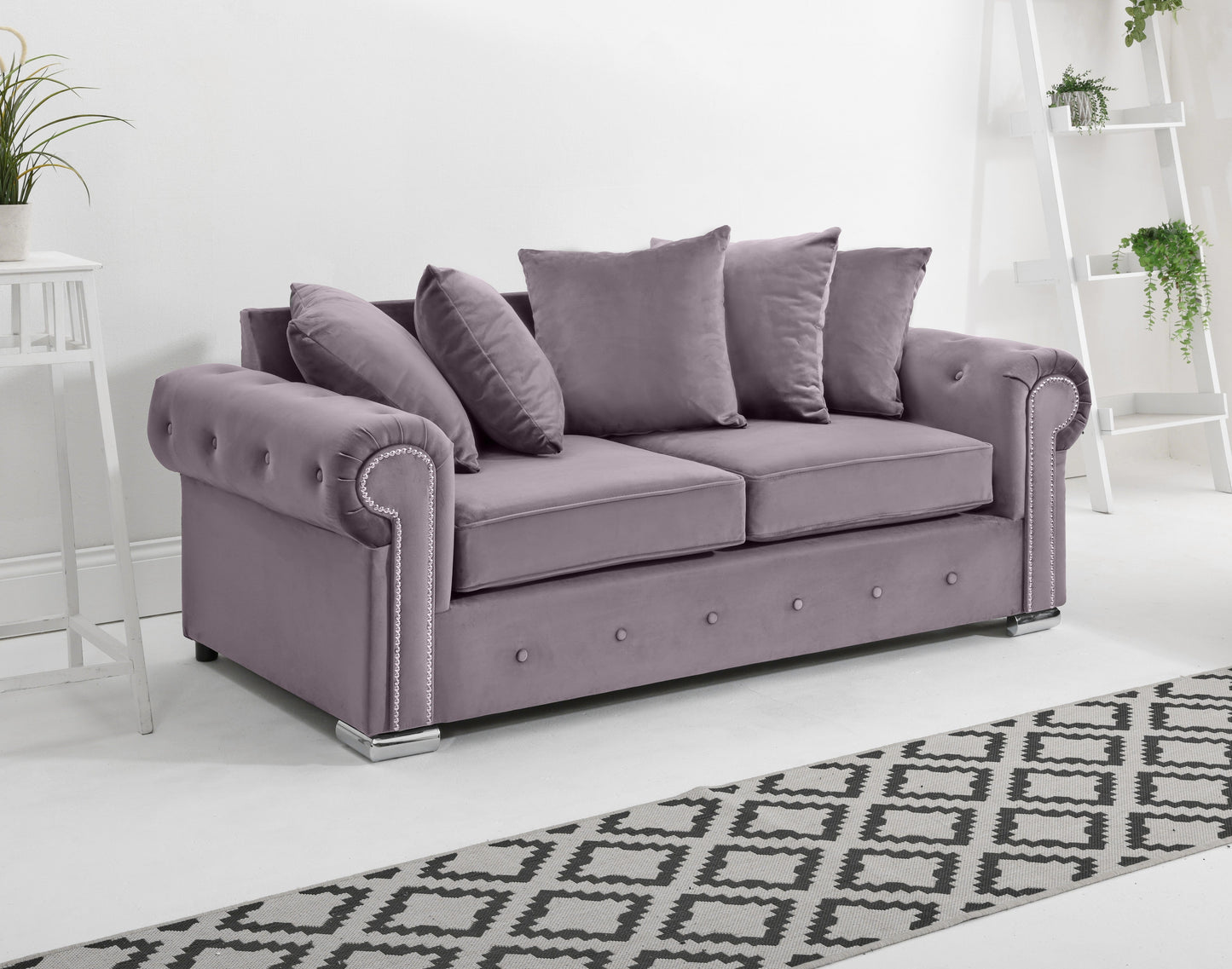 Olympia 3+2 Scatterback 3 Seater Lilac