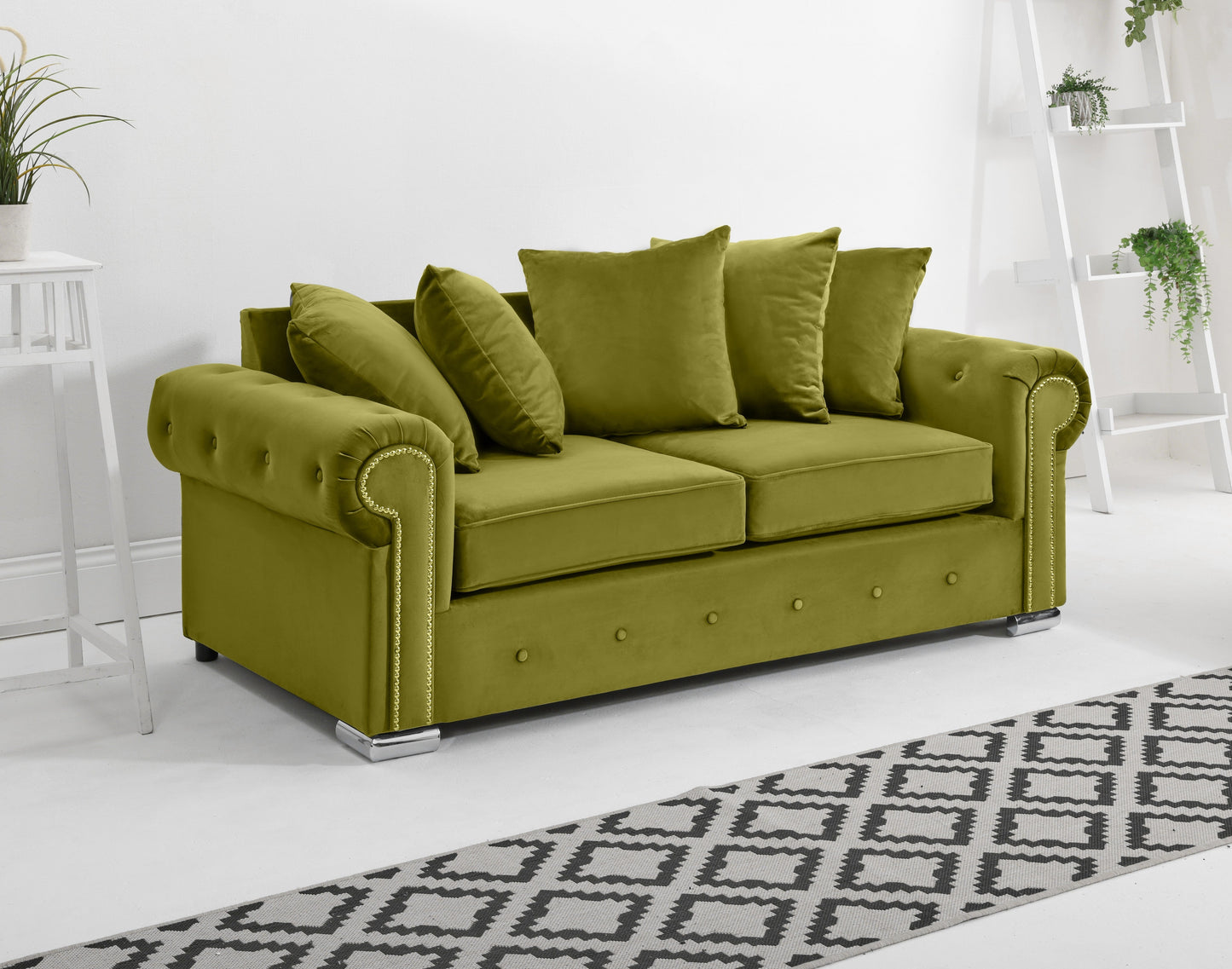 Olympia 3+2 Scatterback 3 Seater Lime