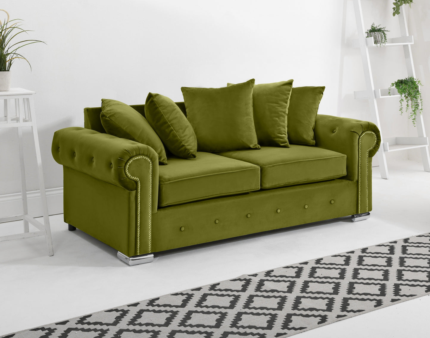 Olympia 3+2 Scatterback 3 Seater Olive
