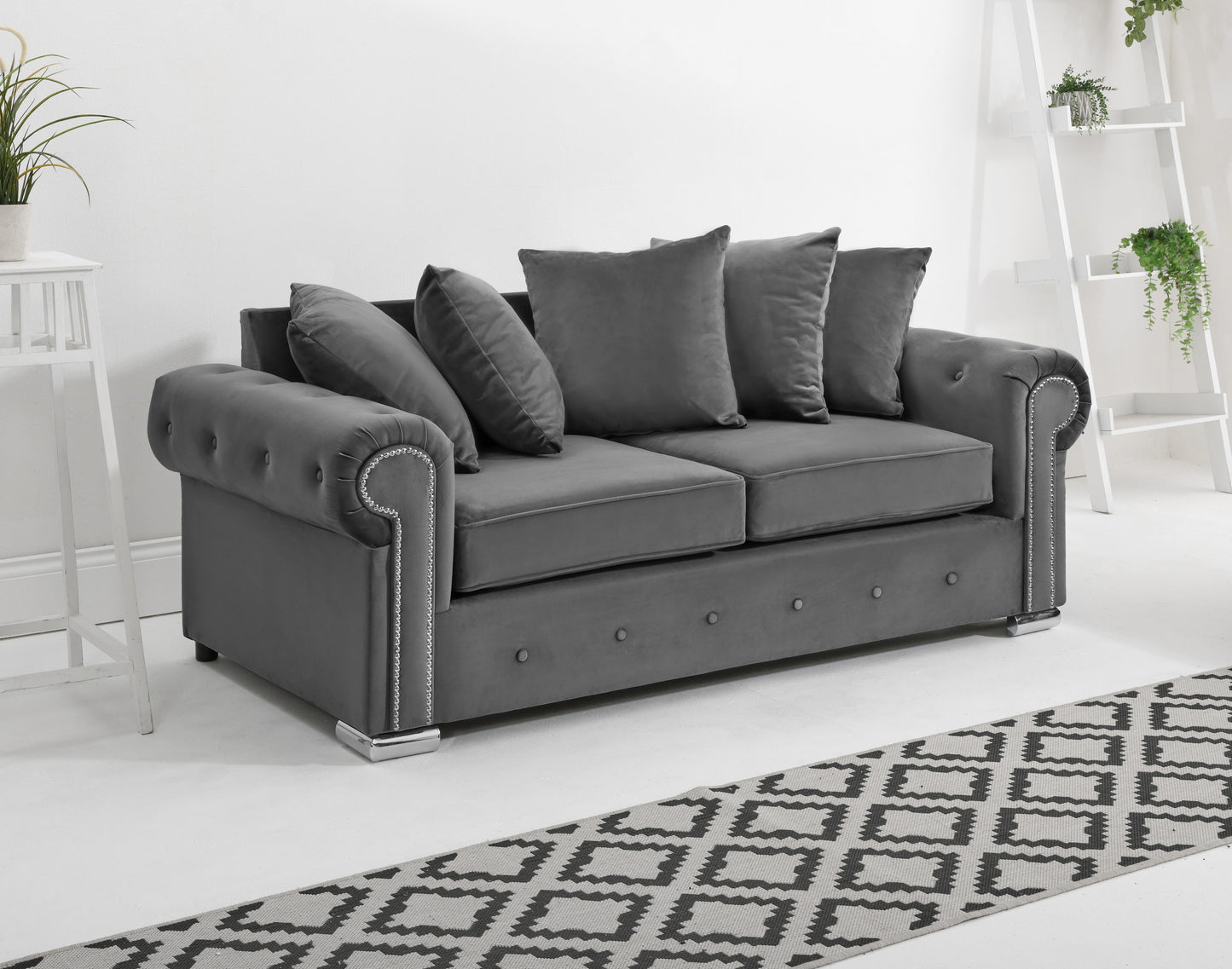 Olympia 3+2 Scatterback 3 Seater Grey