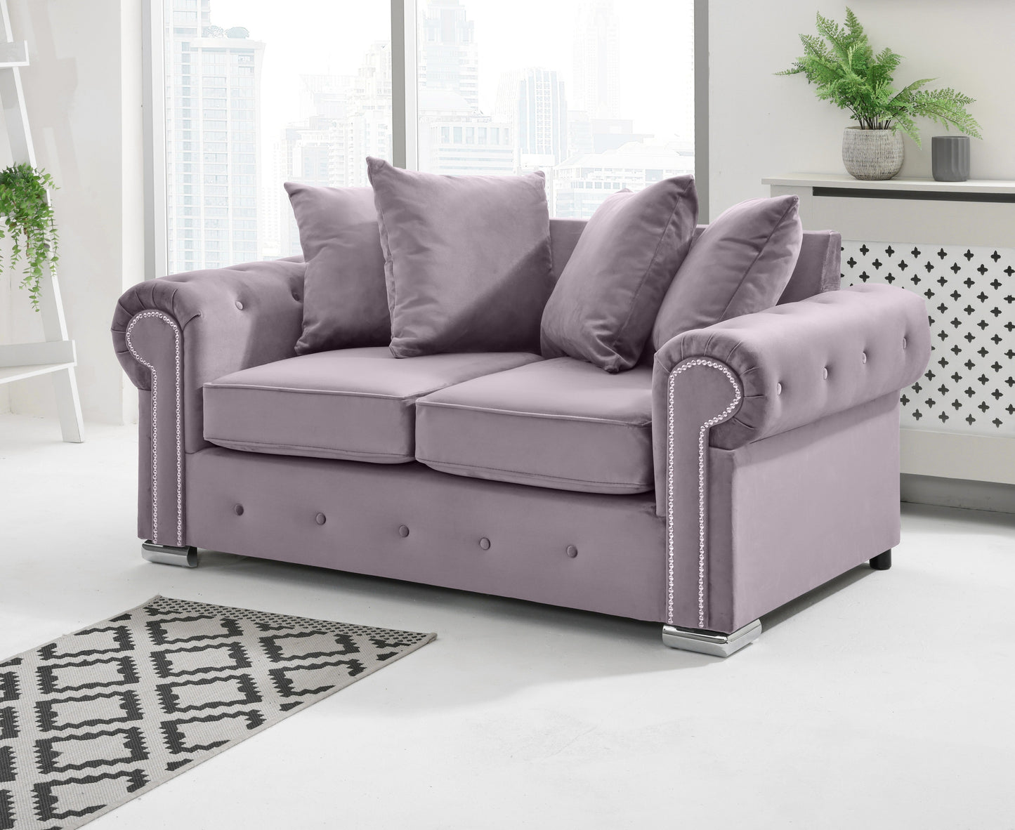 Olympia 3+2 Scatterback 2 Seater Lilac
