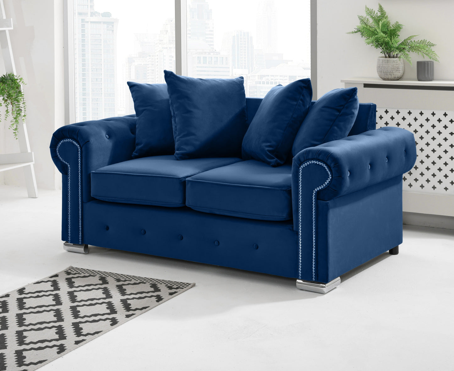 Olympia 3+2 Scatterback 2 Seater Blue