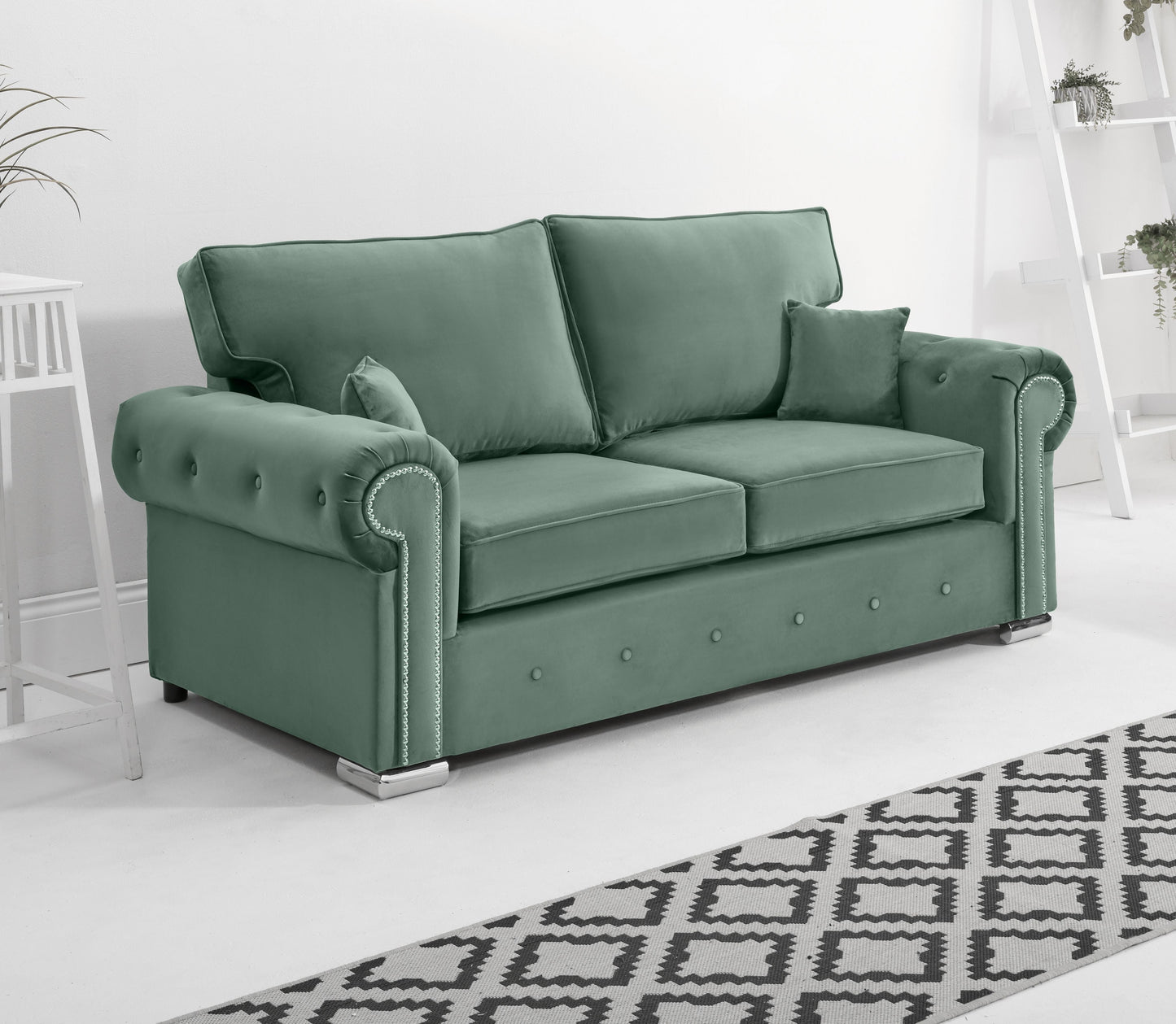 Olympia 3+2 Fullback 3 Seater Green