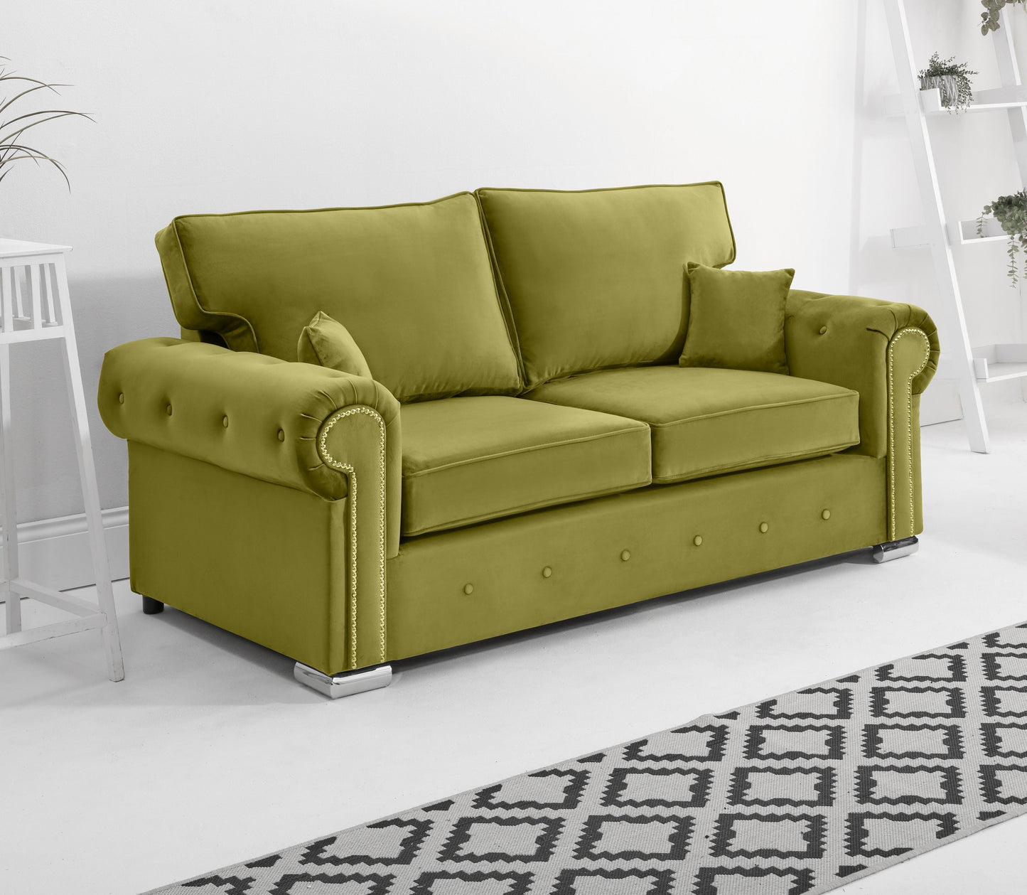 Olympia 3+2 Fullback 3 Seater Lime