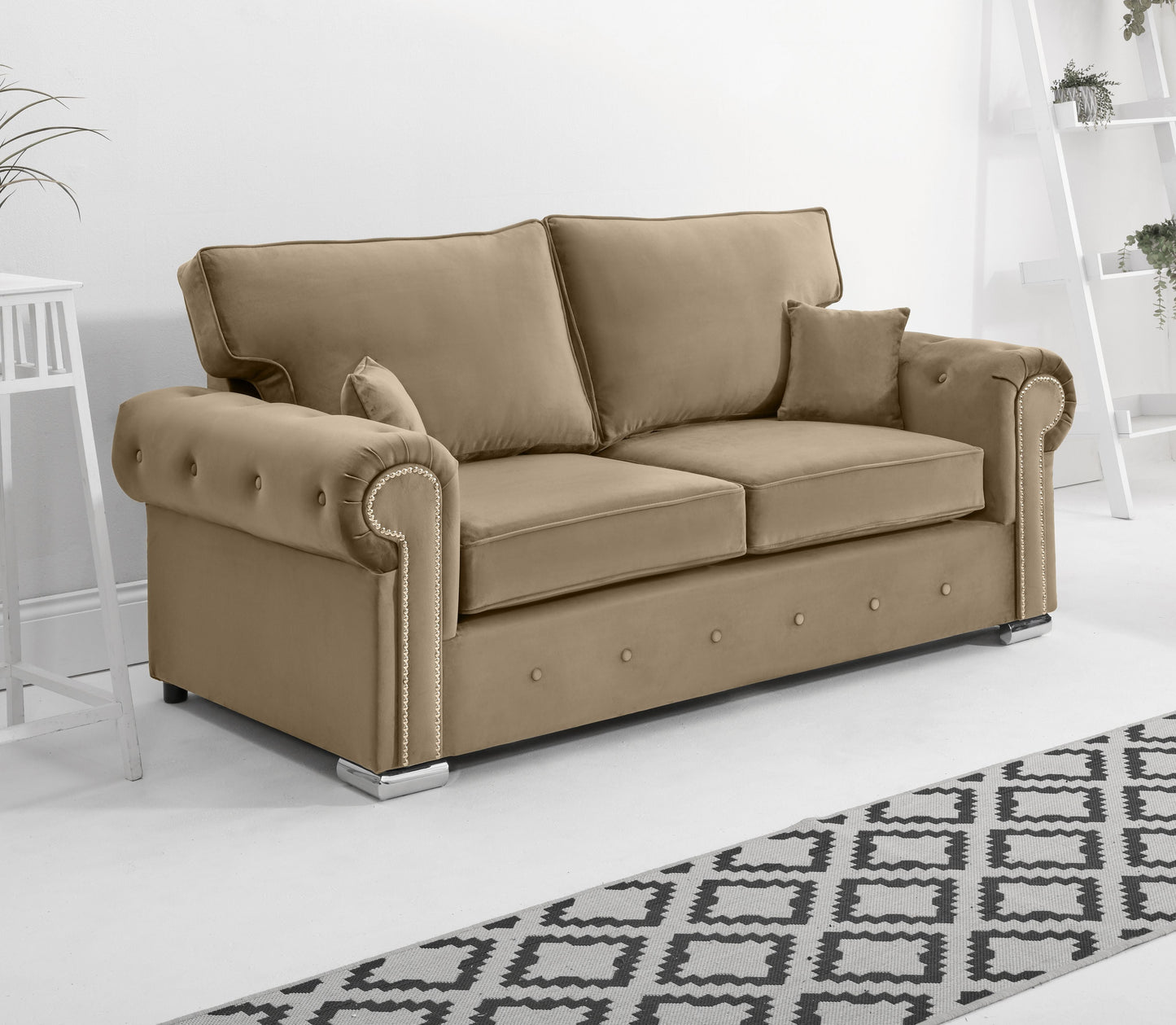 Olympia 3+2 Fullback 3 Seater Mink