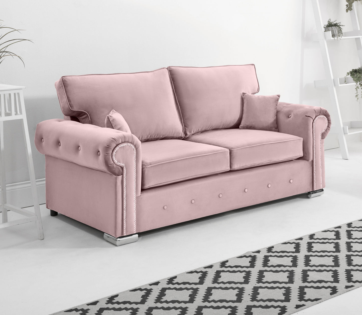 Olympia 3+2 Fullback 3 Seater Pink