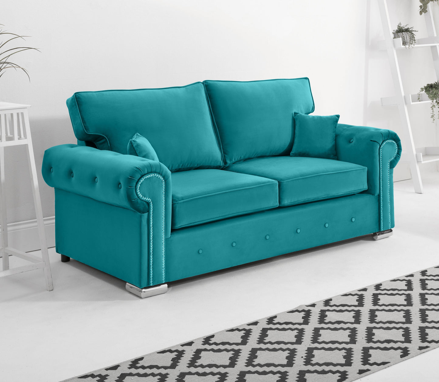 Olympia 3+2 Fullback 3 Seater Turquoise