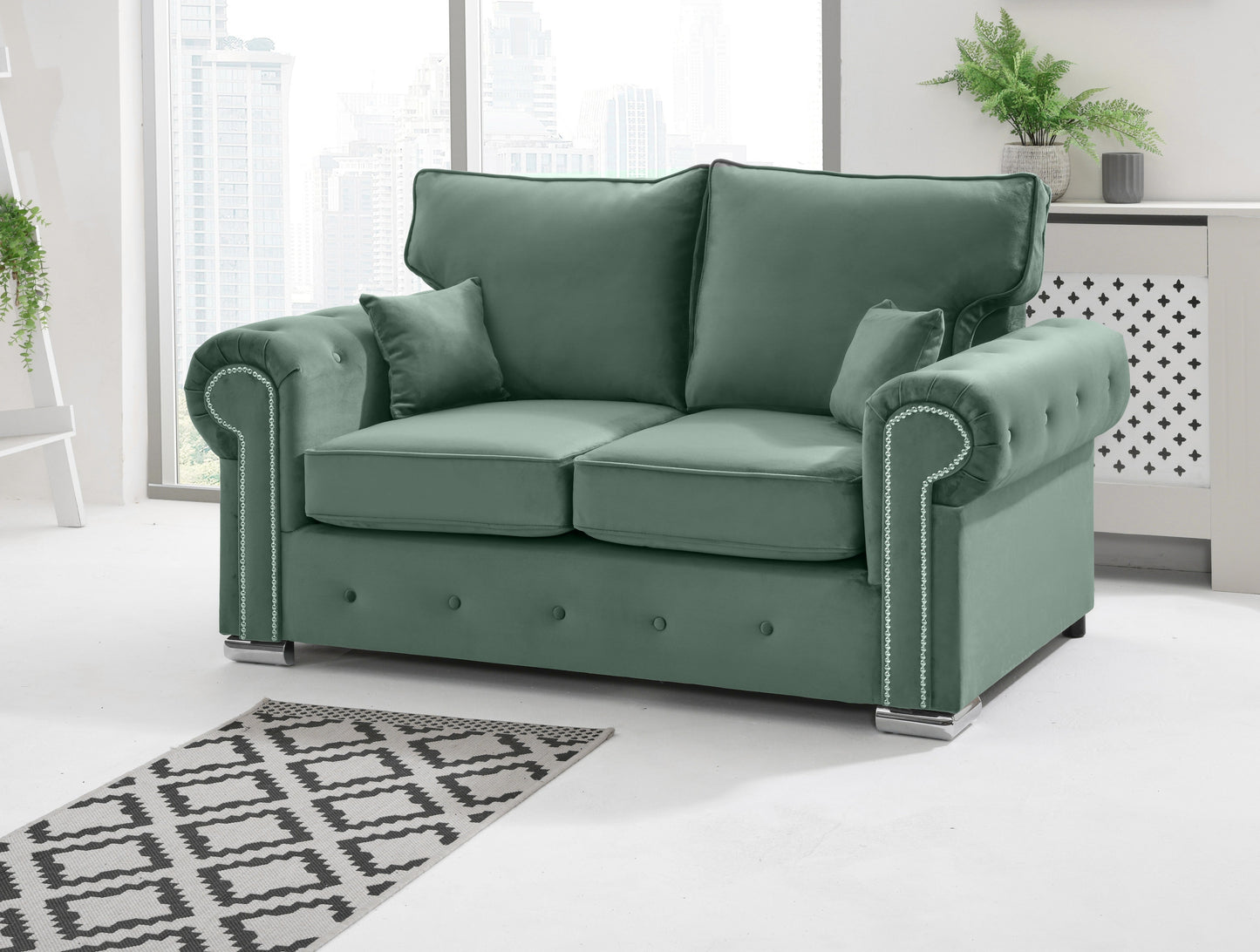 Olympia 3+2 Fullback 2 Seater Green
