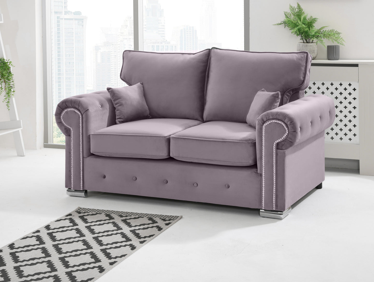 Olympia 3+2 Fullback 2 Seater Lilac