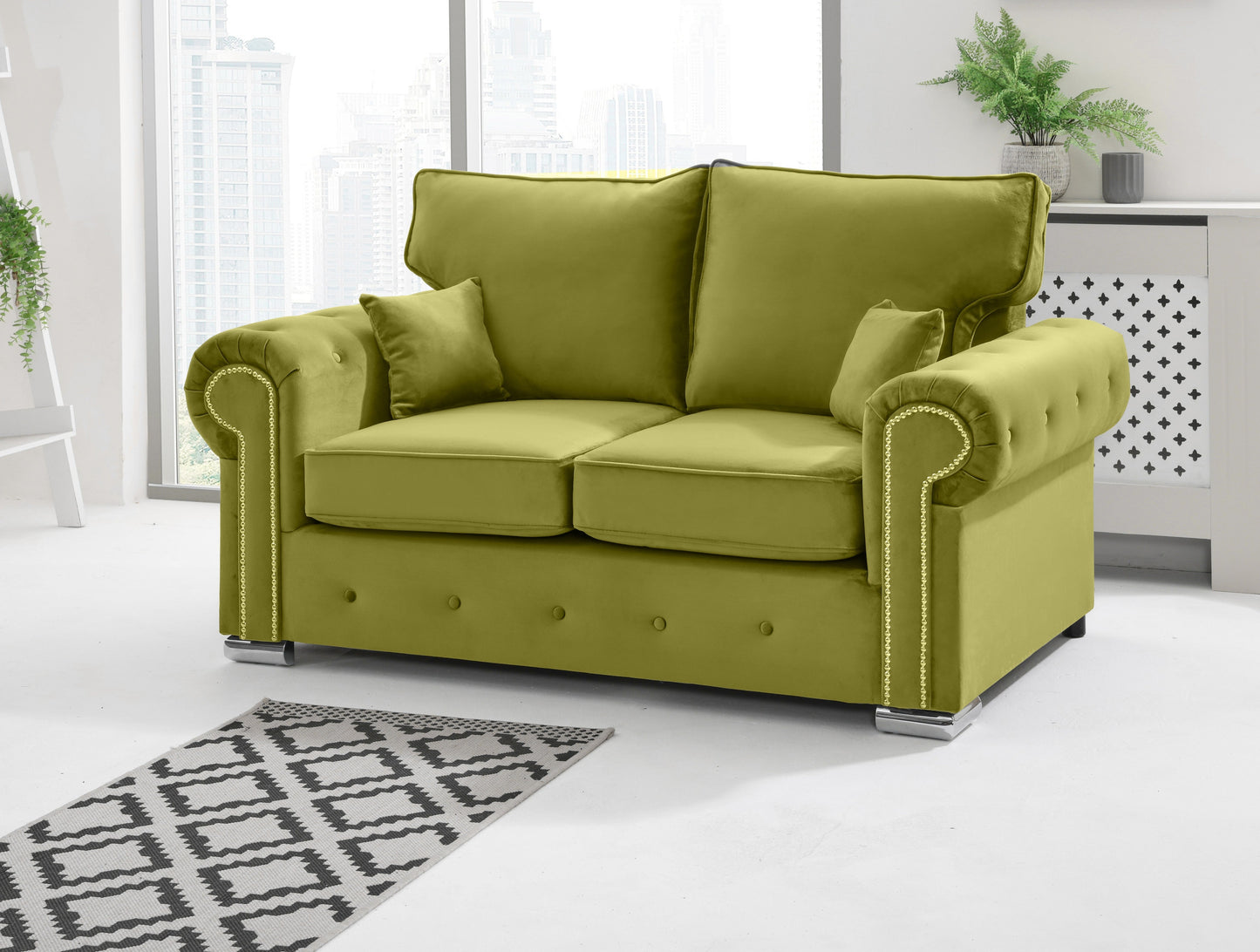 Olympia 3+2 Fullback 2 Seater Lime
