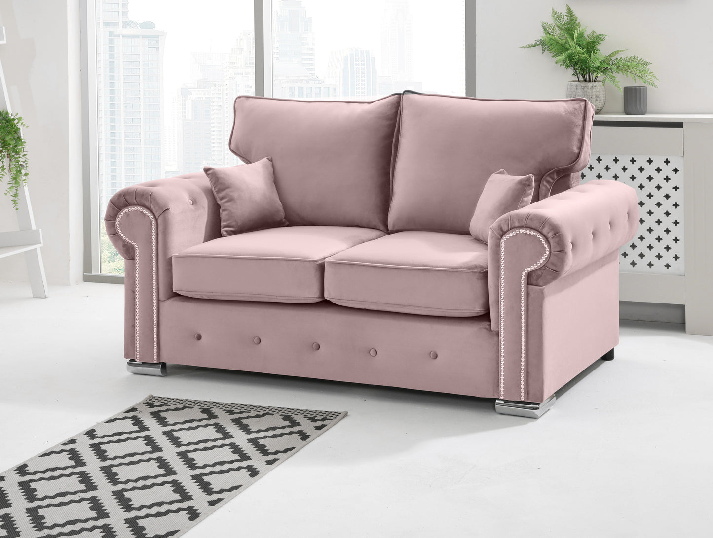 Olympia 3+2 Fullback 2 Seater Pink