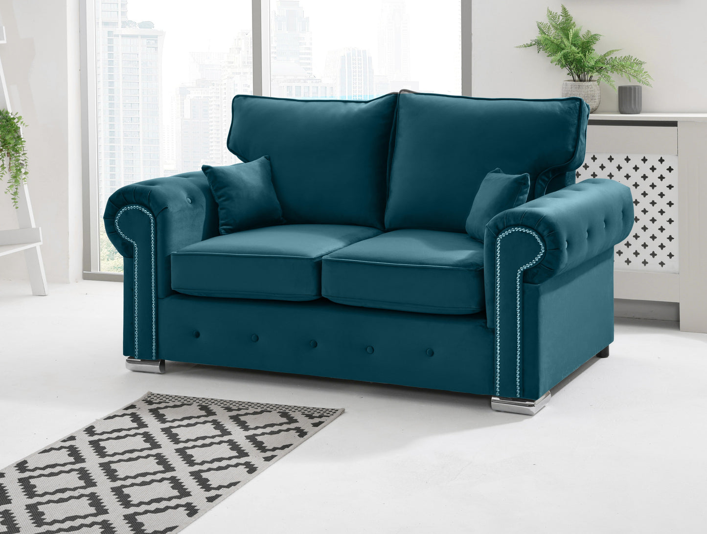 Olympia 3+2 Fullback 2 Seater Teal