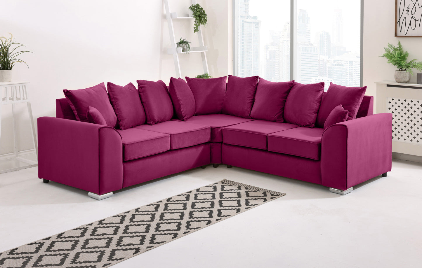 Dylan Corner Scatterback Cerise