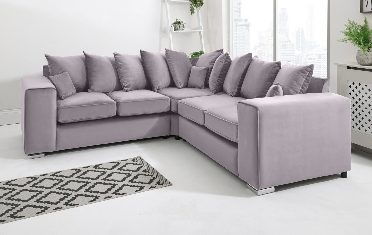 Madrid Corner Scatterback Lilac