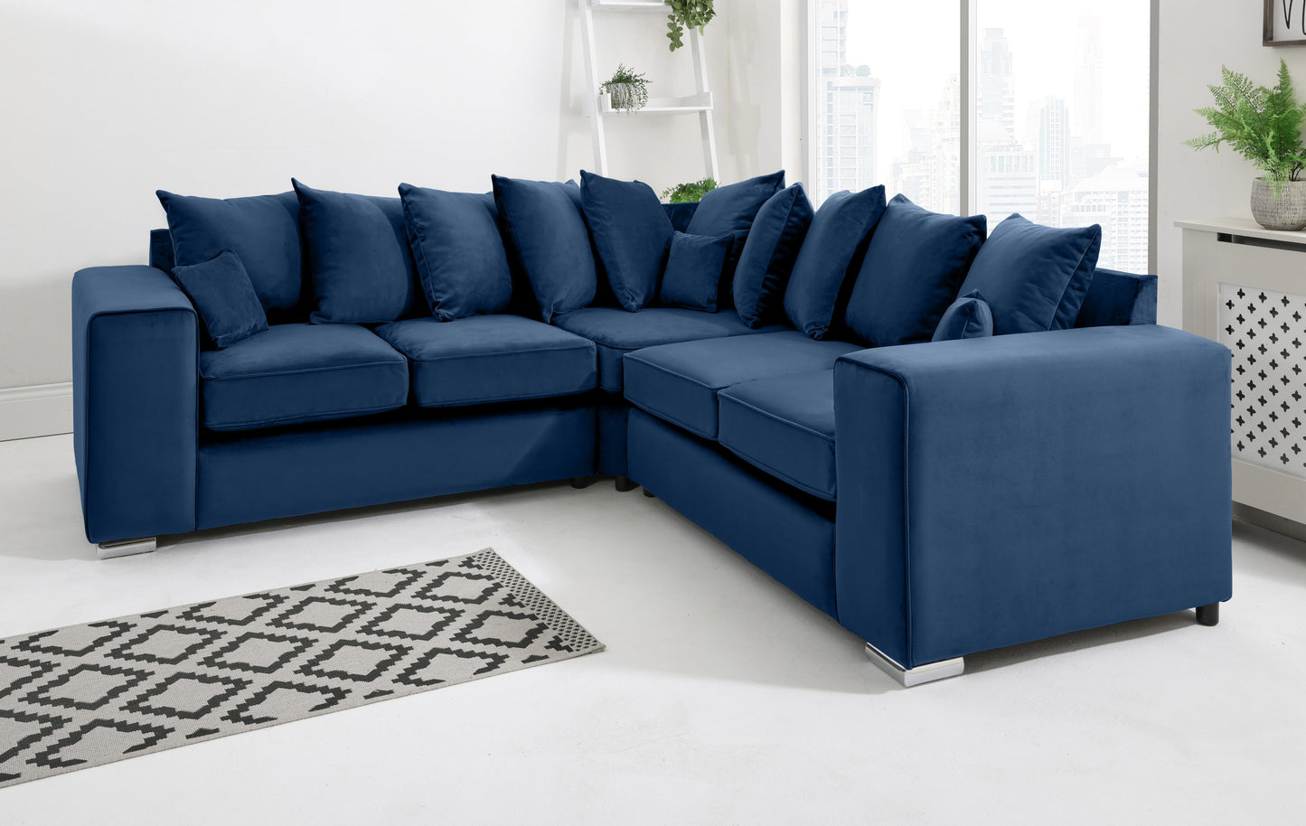 Madrid Corner Scatterback Blue