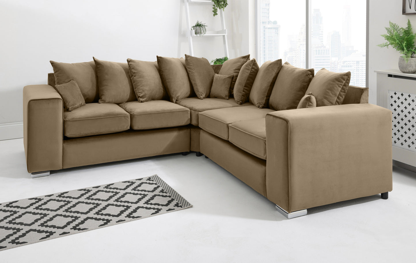 Madrid Corner Scatterback Mink