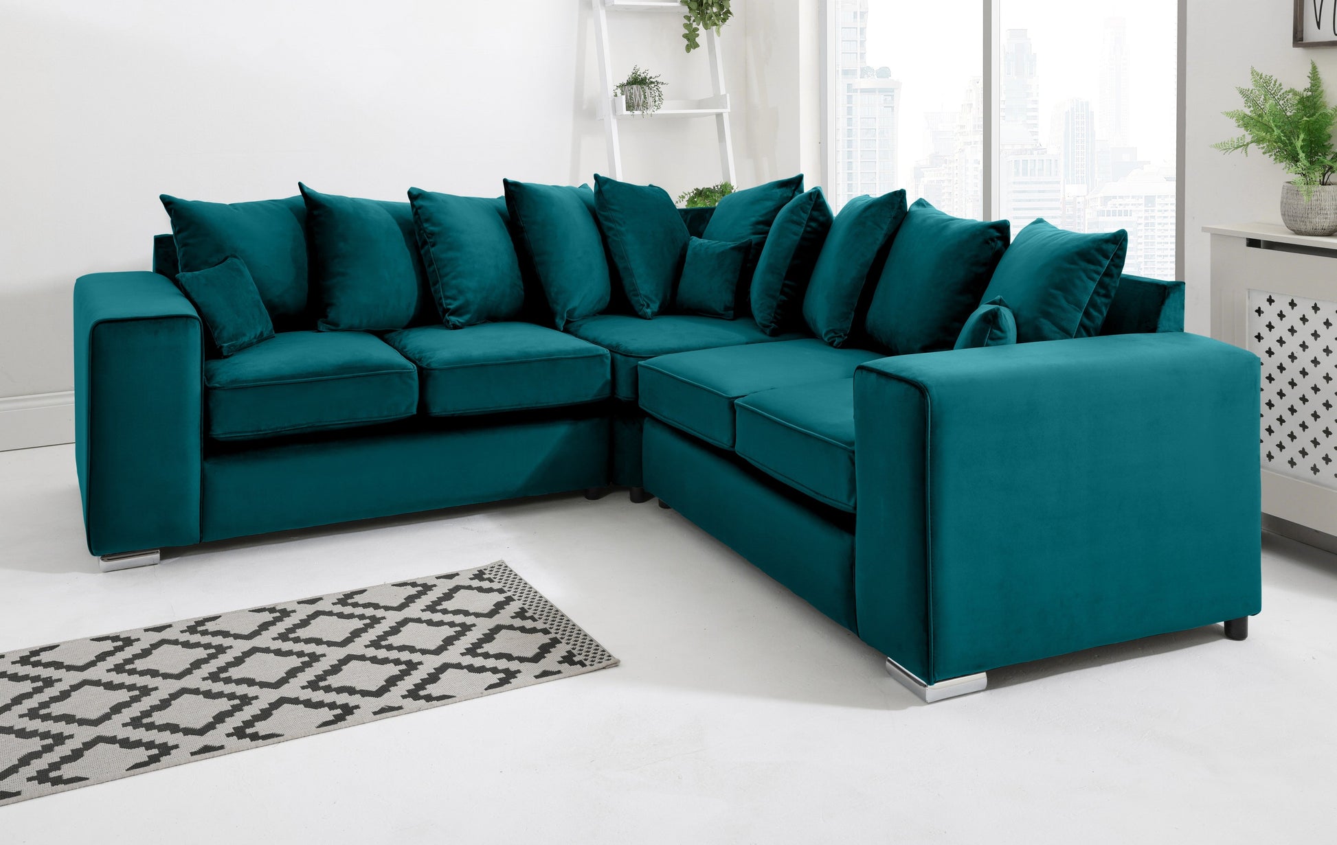 Madrid Corner Scatterback New Teal