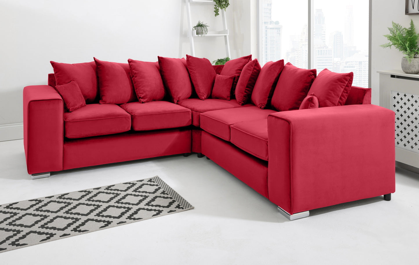 Madrid Corner Scatterback Red