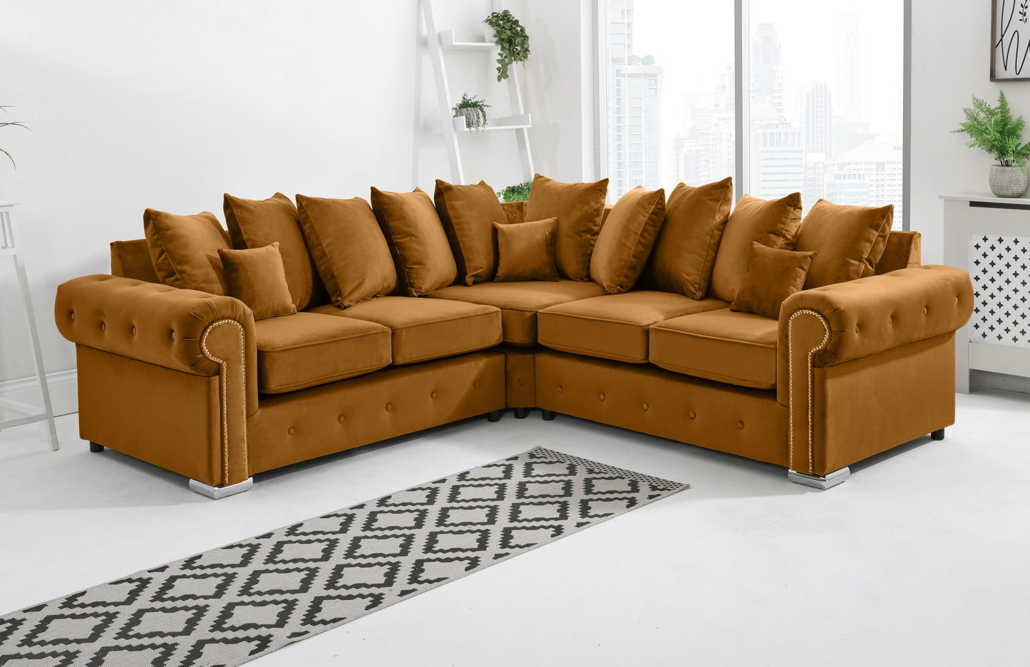 Olympia Corner Scatterback Burnt Orange