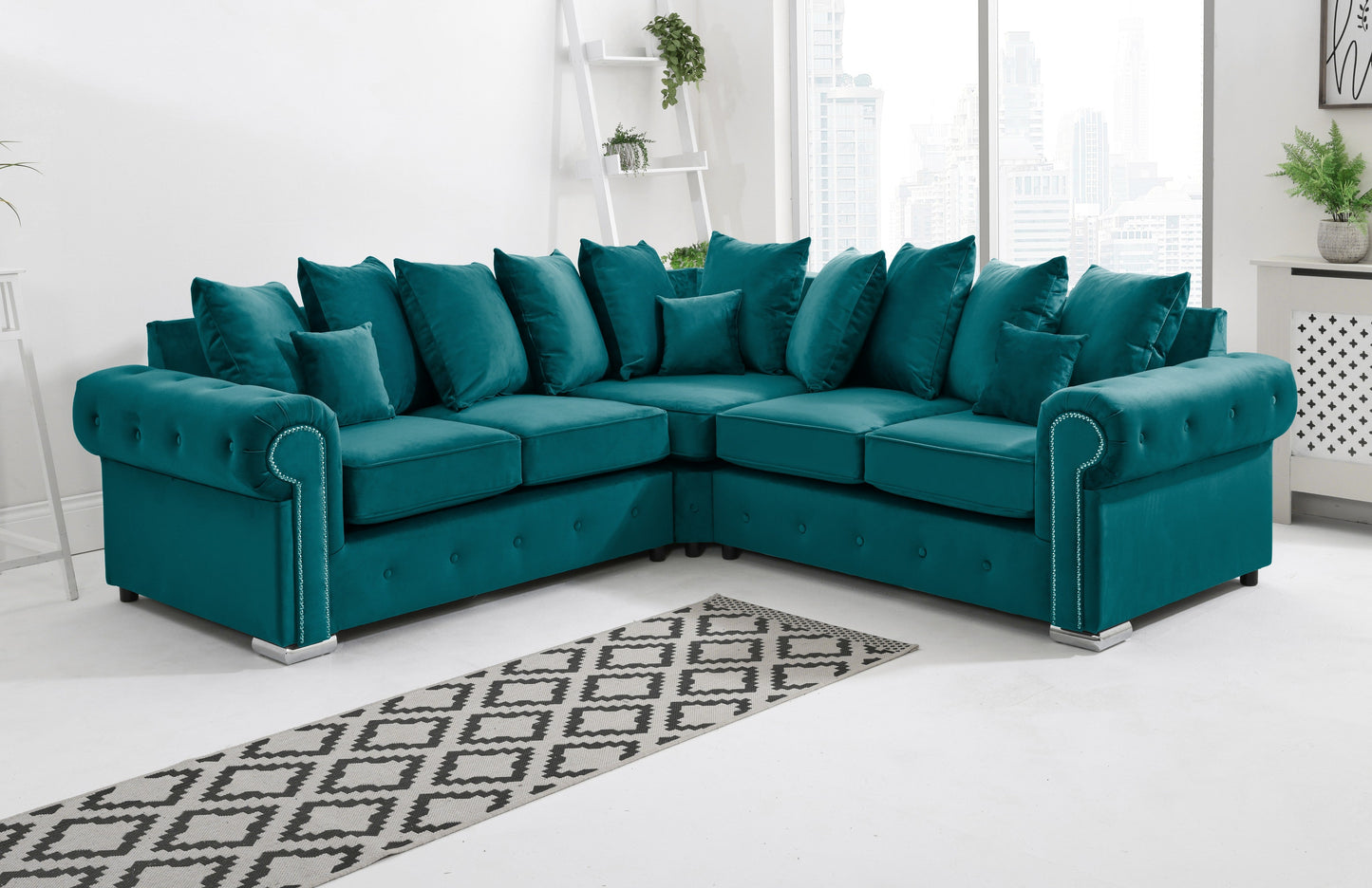Olympia Corner Scatterback New Teal