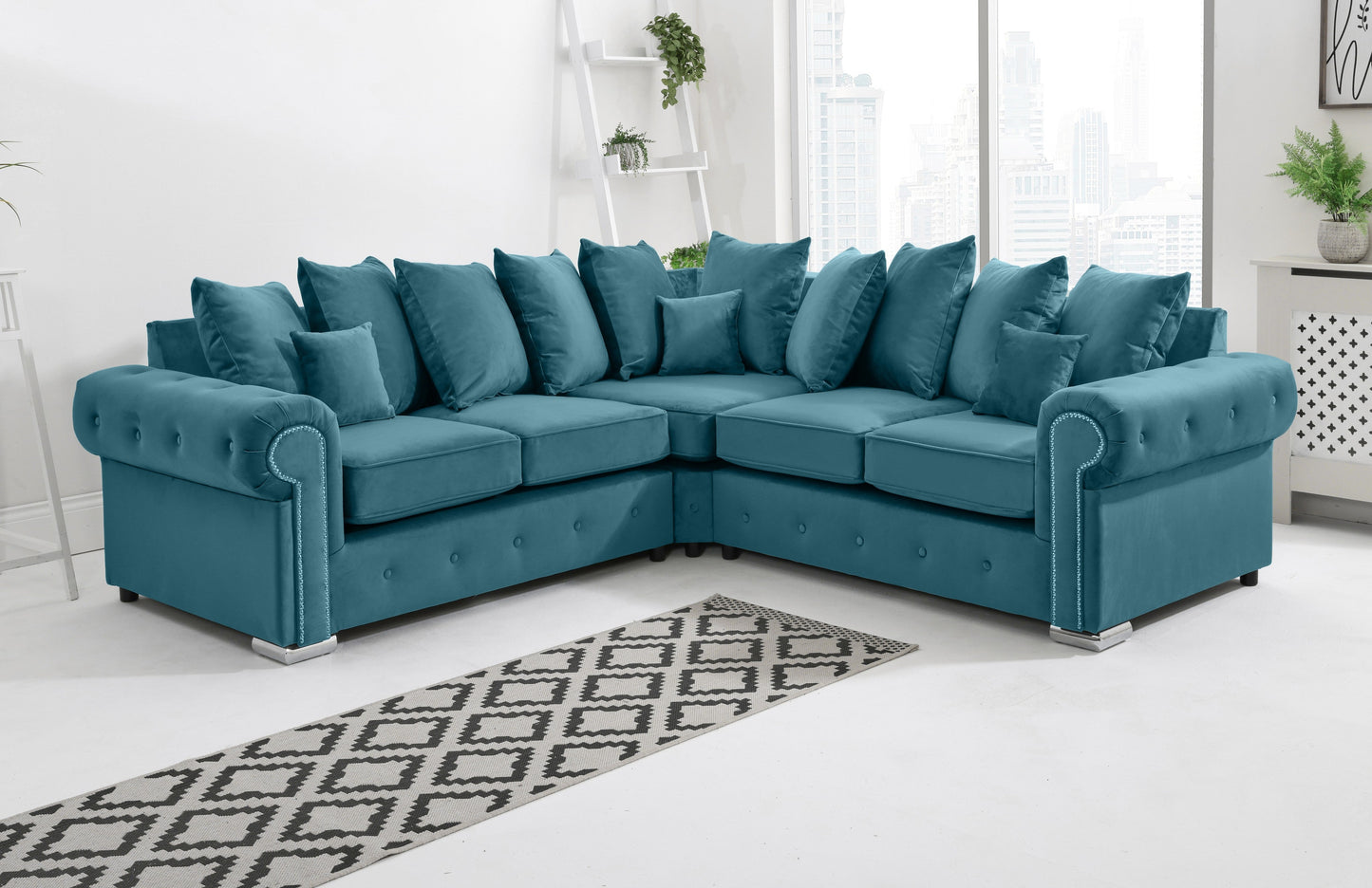 Olympia Corner Scatterback Teal