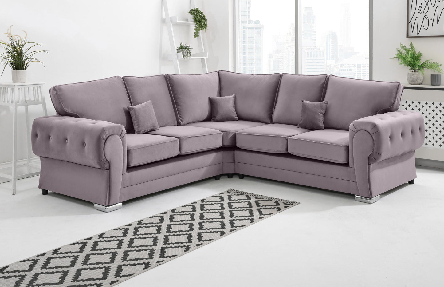 Verona Plush Corner Fullback Lilac