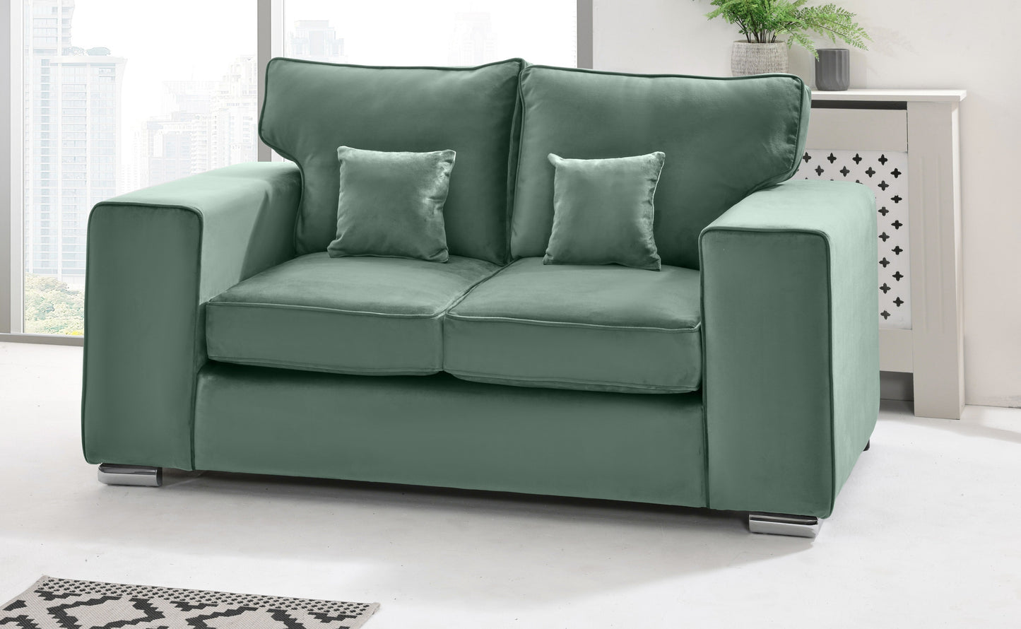 Madrid 3+2 Fullback 2 Seater Green