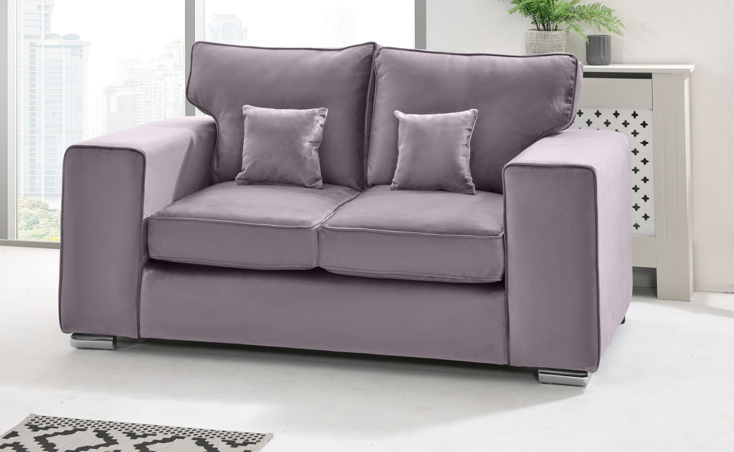 Madrid 3+2 Fullback 2 Seater Lilac