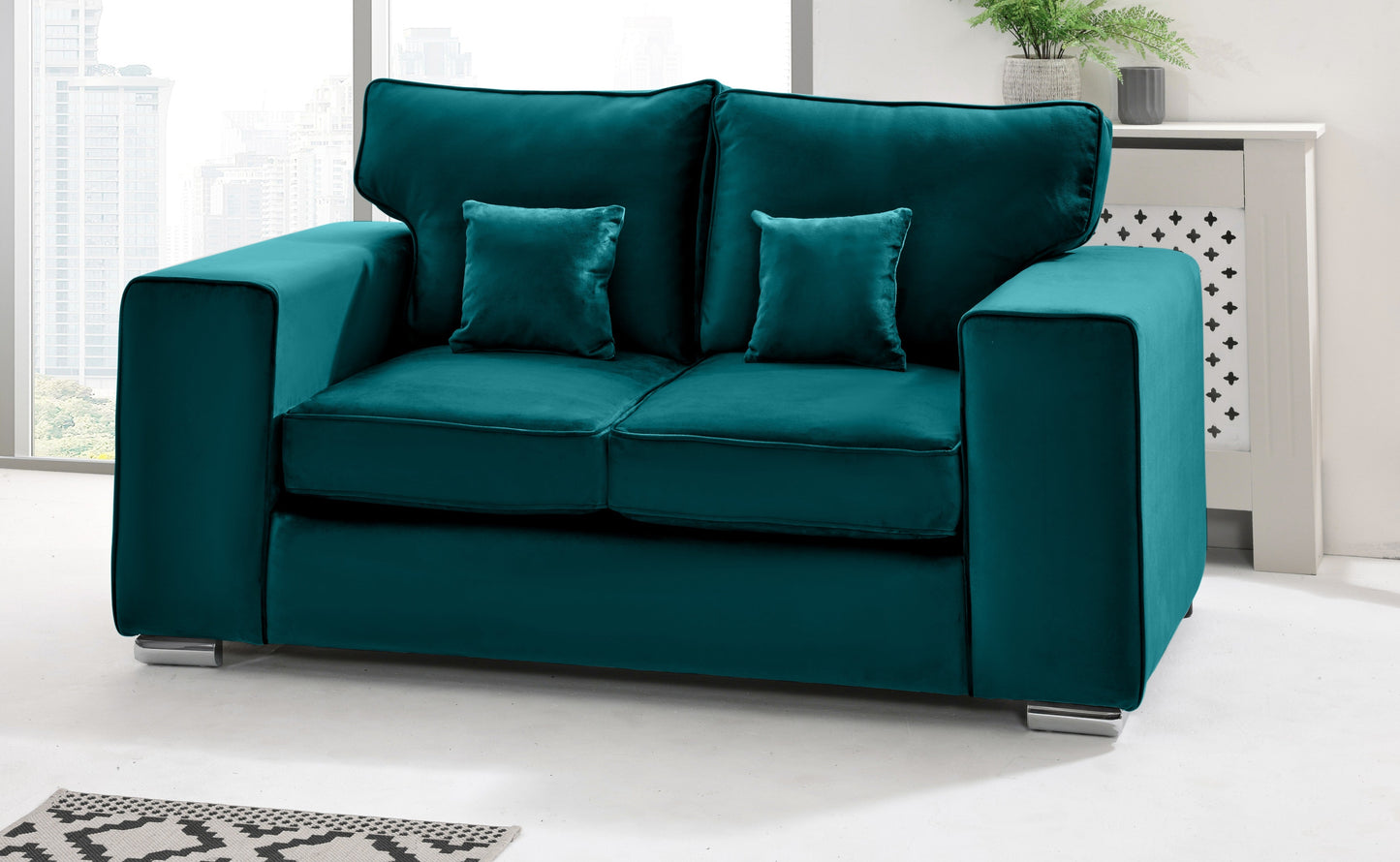 Madrid 3+2 Fullback 2 Seater New Teal