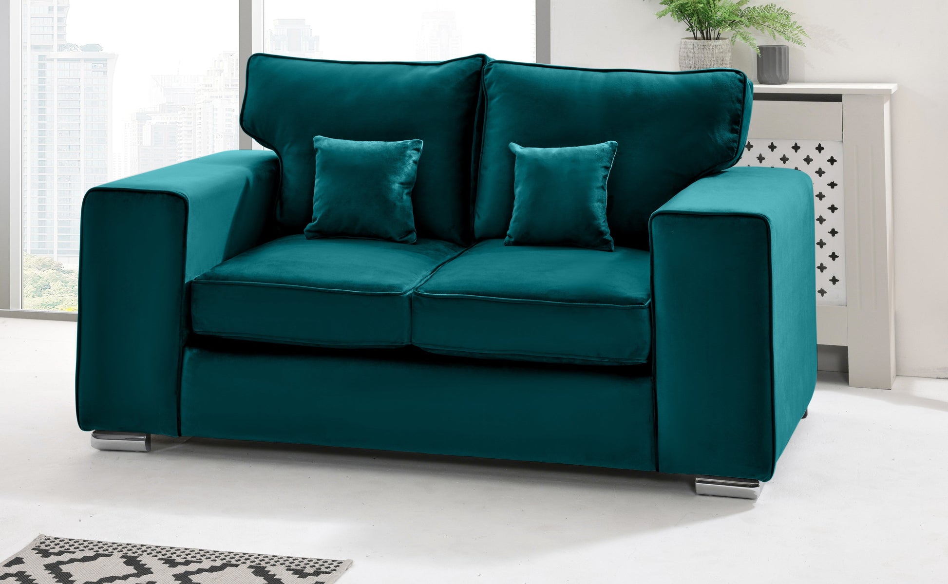Madrid 3+2 Fullback 2 Seater New Teal