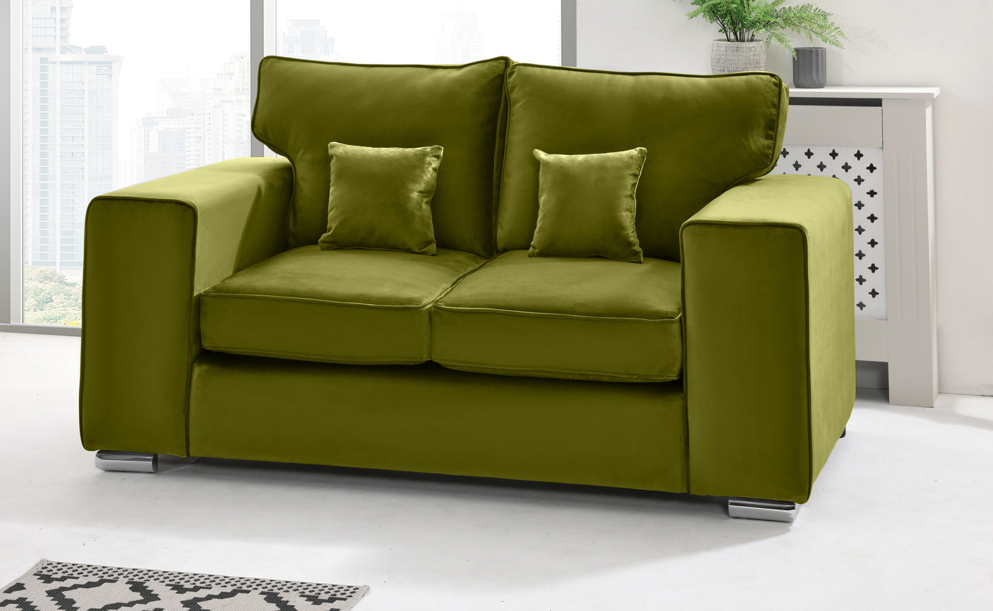 Madrid 3+2 Fullback 2 Seater Olive