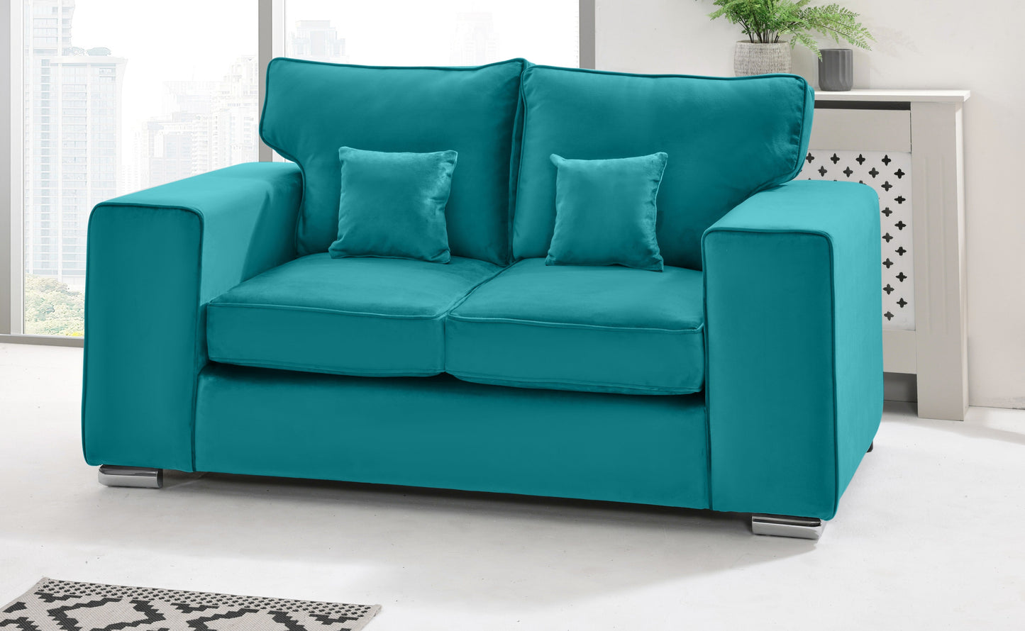 Madrid 3+2 Fullback 2 Seater Turquoise
