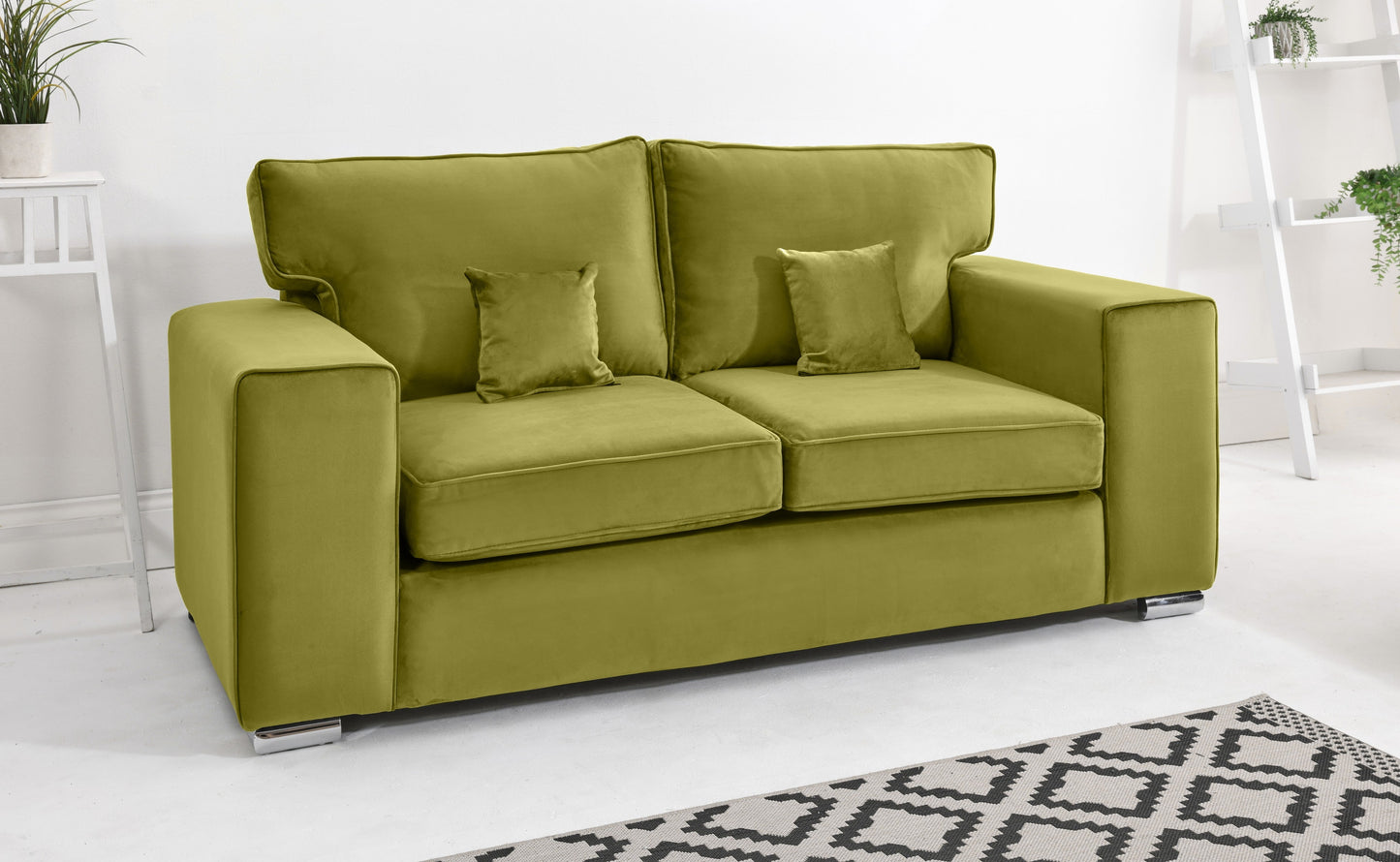 Madrid 3+2 Fullback 3 Seater Lime