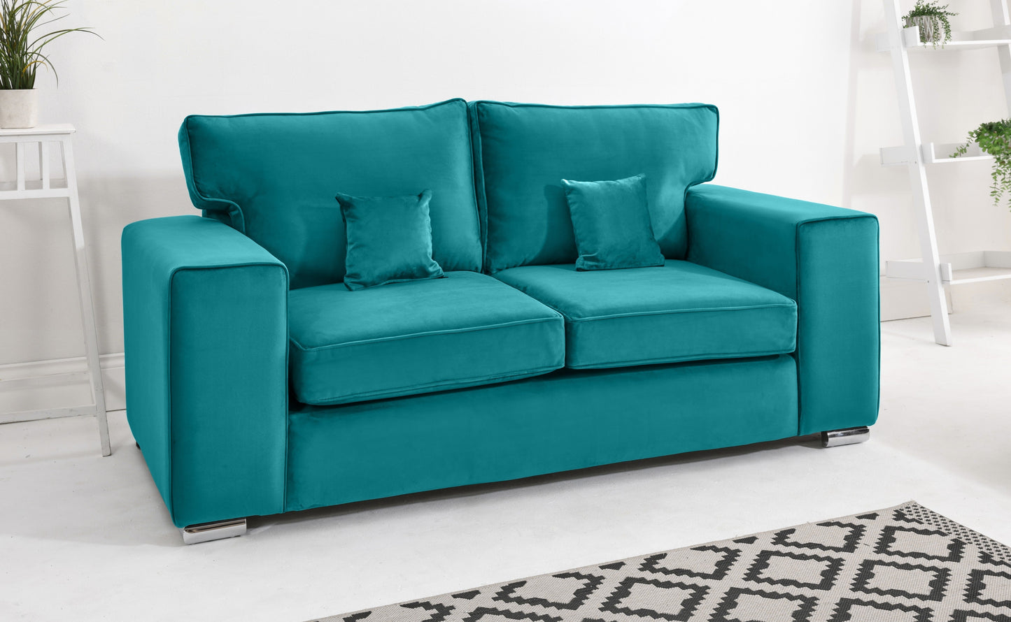 Madrid 3+2 Fullback 3 Seater Turquoise